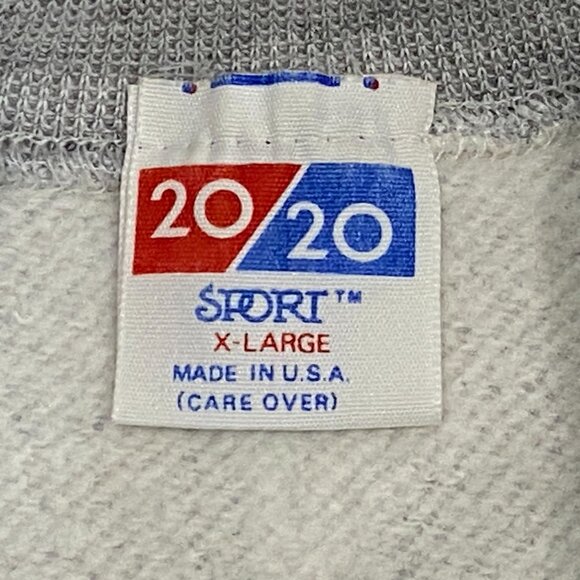 Vintage Gray Crewneck Sweatshirt Womens Size XL Blank Long Sleeve Made in USA - Picture 5 of 6